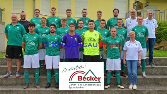 Saison 21/22 Mannschaftsfoto FC Zuzenhausen-2 (© Siegfried Lörz)